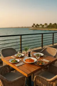 مطاعم على البحر الخبر